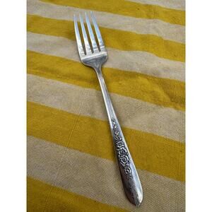 Oneida Nobility Plate Silverplate Royal Rose 1 Salad Fork 1939